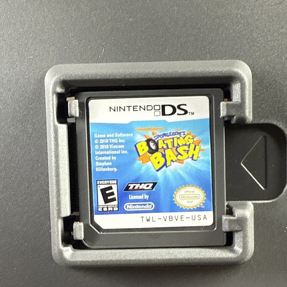 SpongeBob's Boating Bash Nintendo DS 2010 Complete Tested